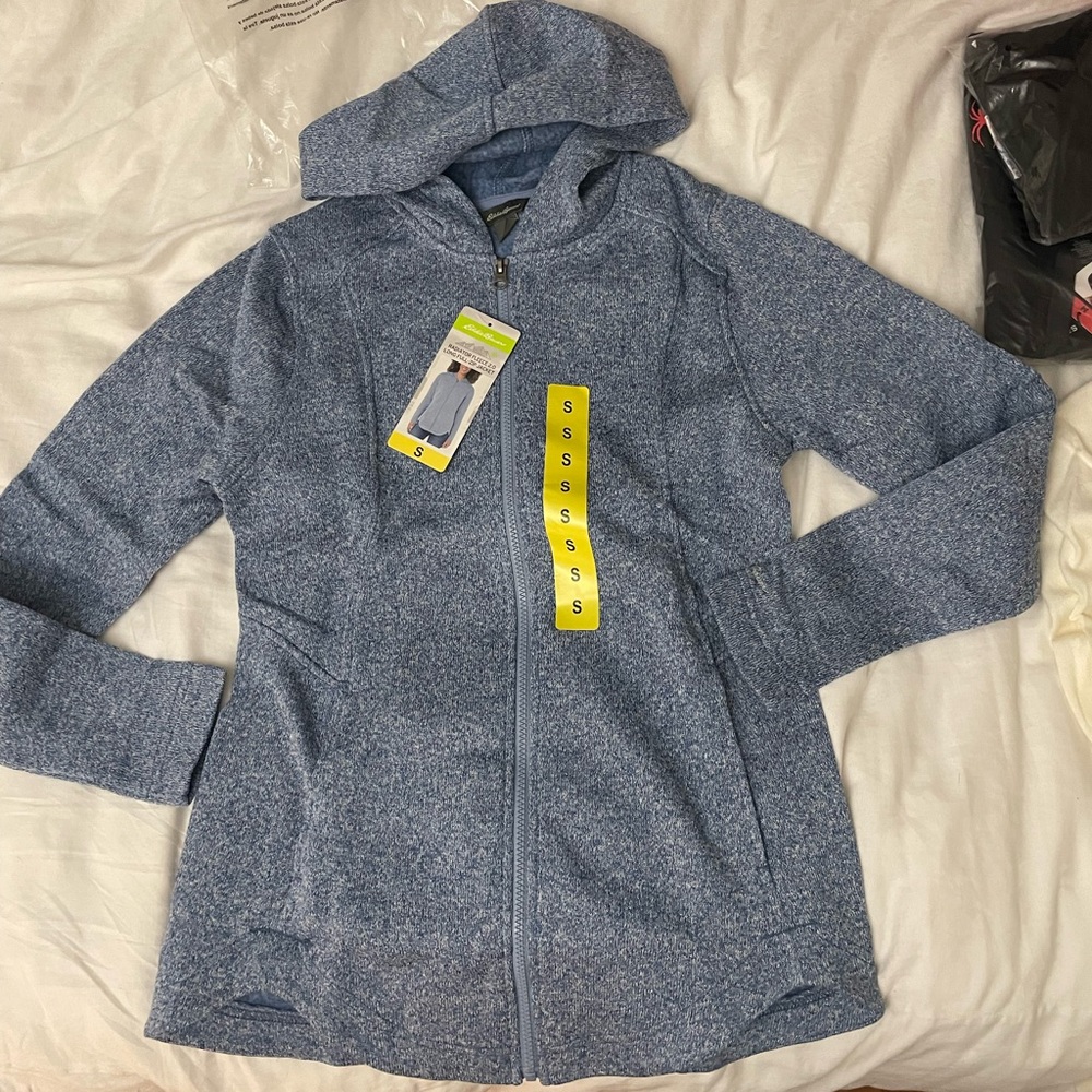 Eddie Bauer Women's Radiator Fleece 2.0 Long Full Zip Jacket with Hood